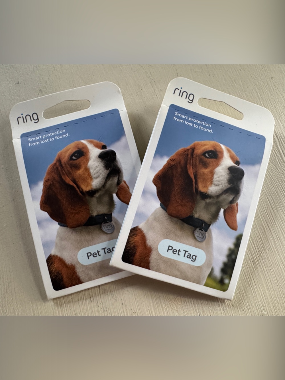 Set of 2 unopened Ring Pet Tag for Dogs and Pets
